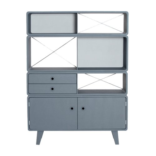 Bibliothèque Enigme - Gris souris